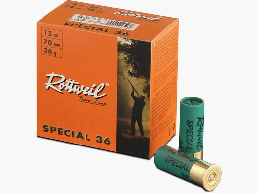 Rottweil Special 36 12/70 36 gr Schrotpatronen 3,2mm