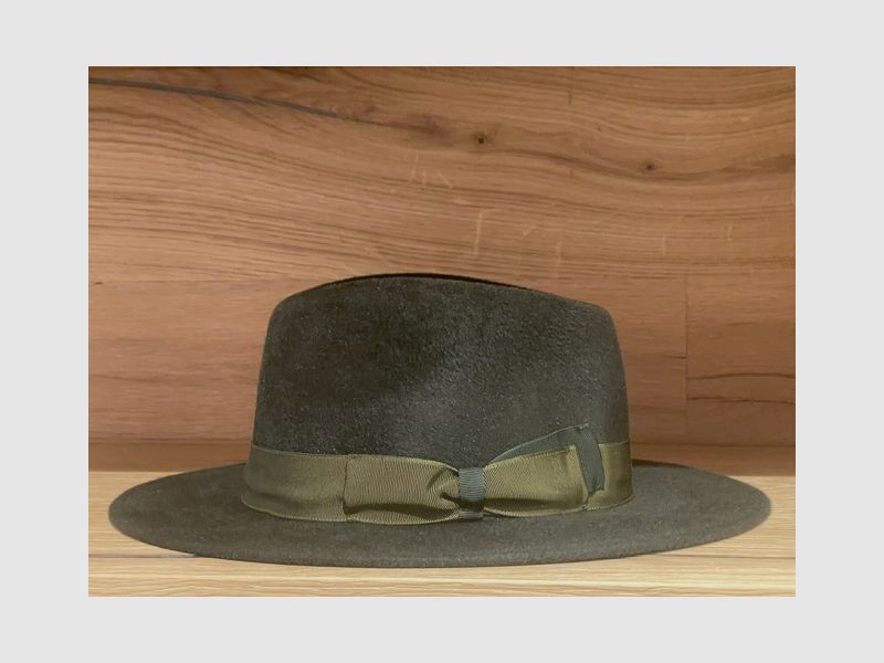Cappello in pelo di lepre Bittner in oliva