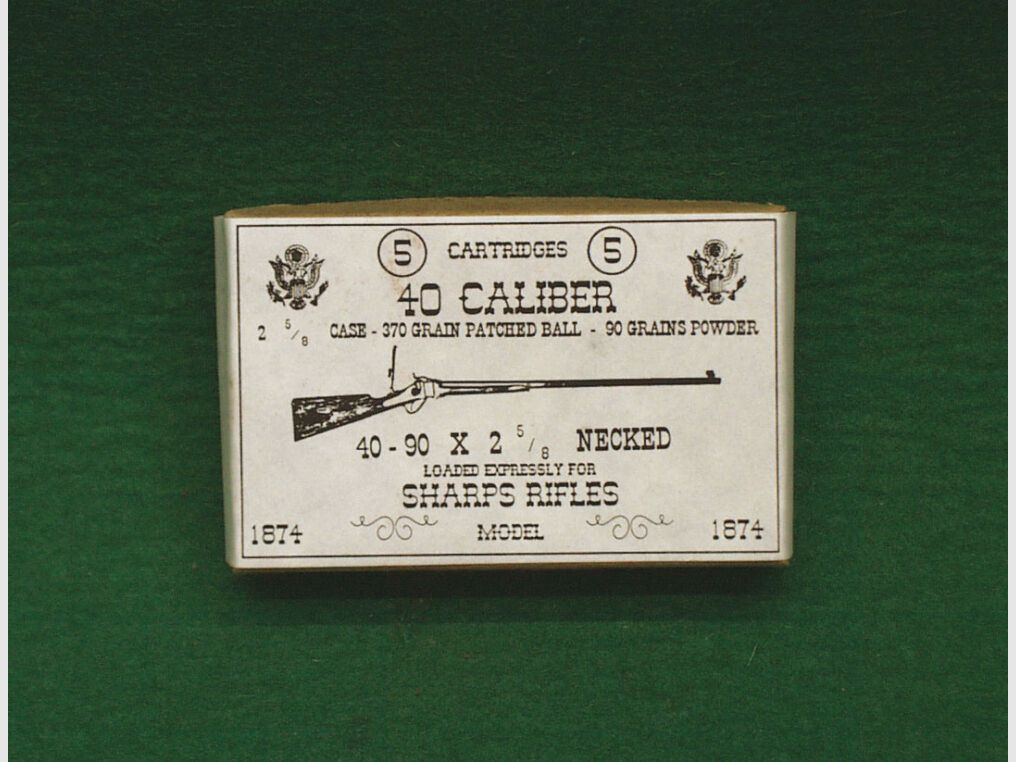 Replica cartridge boxes .40Caliber 40-90x2-5/8 Necked