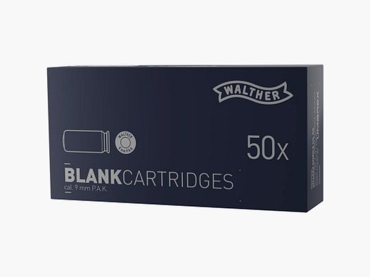 WALTHER UMAREX 9MM A BLANC PA X50