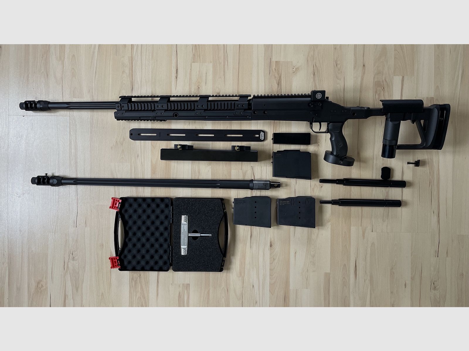 Voere X3 Gen.2 .338LM + .308Win, używany z dużą ilością akcesoriów