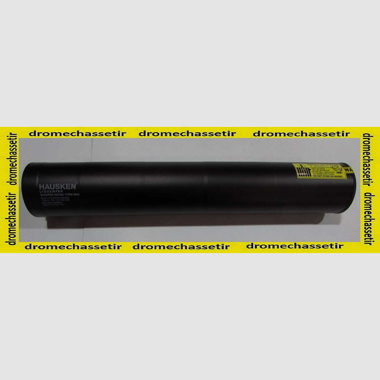 Suppressor Hausken WD406 XTRM MKII, cal 30, thread 24×100, black, image 1 of 2
