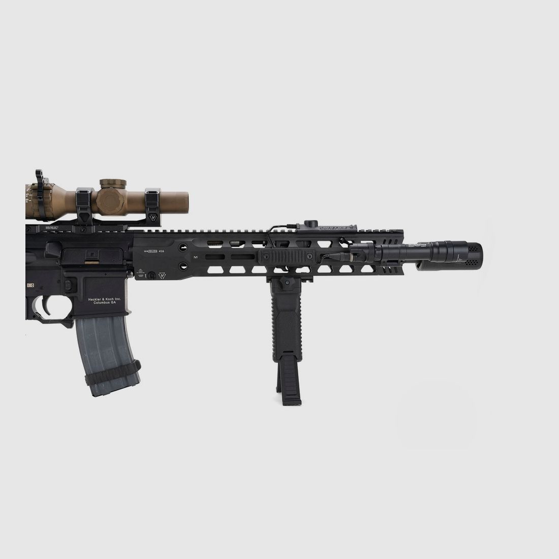 Strike Industries Strike Bipod Grip Picatinny Schwarz, Bild 3 von 3