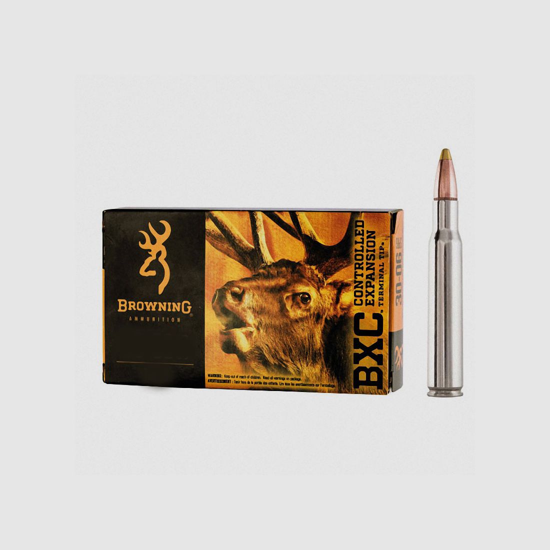 Browning .30-06 Sprg. 185GR BXC 20 Patronen