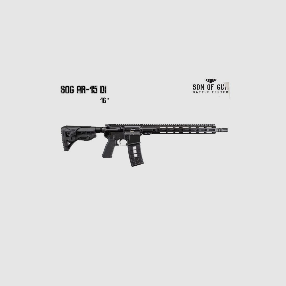 Karabinek SOG AR-15 16" kal. 5,56x45/223Rem, zdjęcie 2 z 3