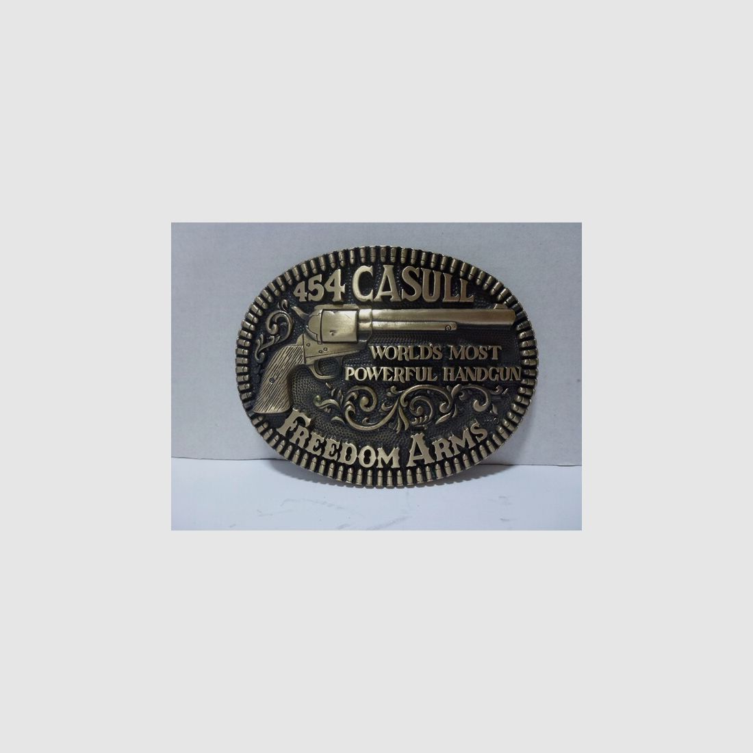 Seltene Gürtelschliesse/-Schnalle Freedom Arms Casull