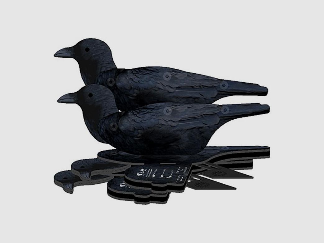 NRA FUD Lockkrähen 6er-Pack Schwarz