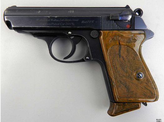 Pistola Walther Zella Mehlis mod. PPK cal. 7,65 mm 90° Sicherung matr. 808106