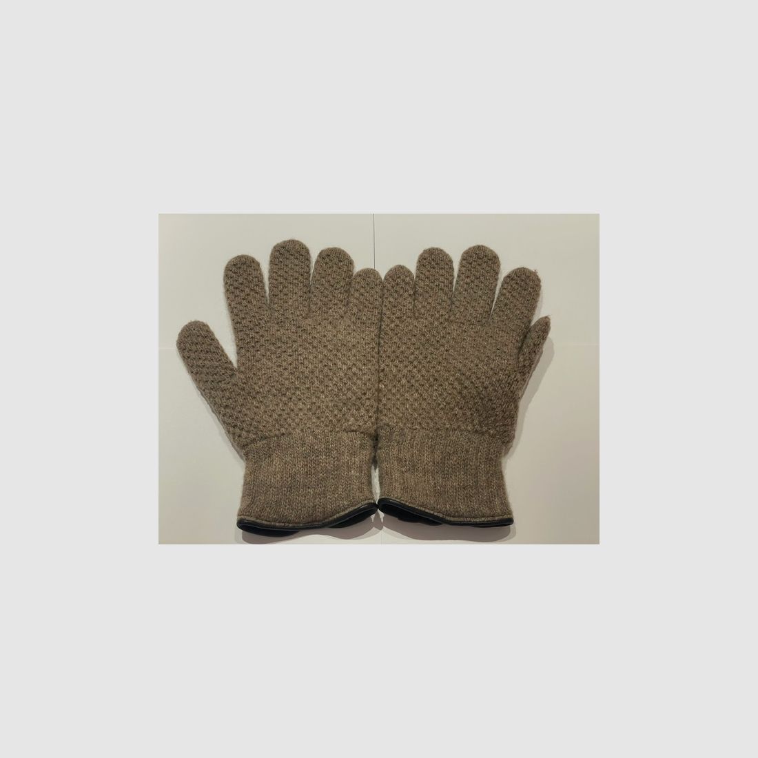 ROSI COLLECTION Gants en Cachemire Beige TAILLE UNIQUE, image 2 sur 3