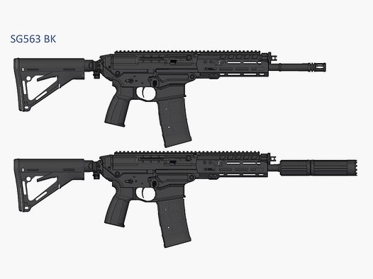  SIG SAUER SG563-BK SPORT - .300 Blackout - UVP: 5.226,90 €