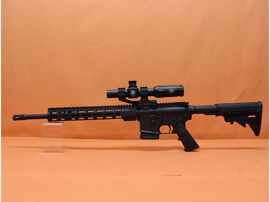 AimZone Ha.Büchse .223Rem AimZone Aim15 Basic Sporter 16M System AR-15 +Geco 1-6x24 Zielfernrohr+Burris PEPR