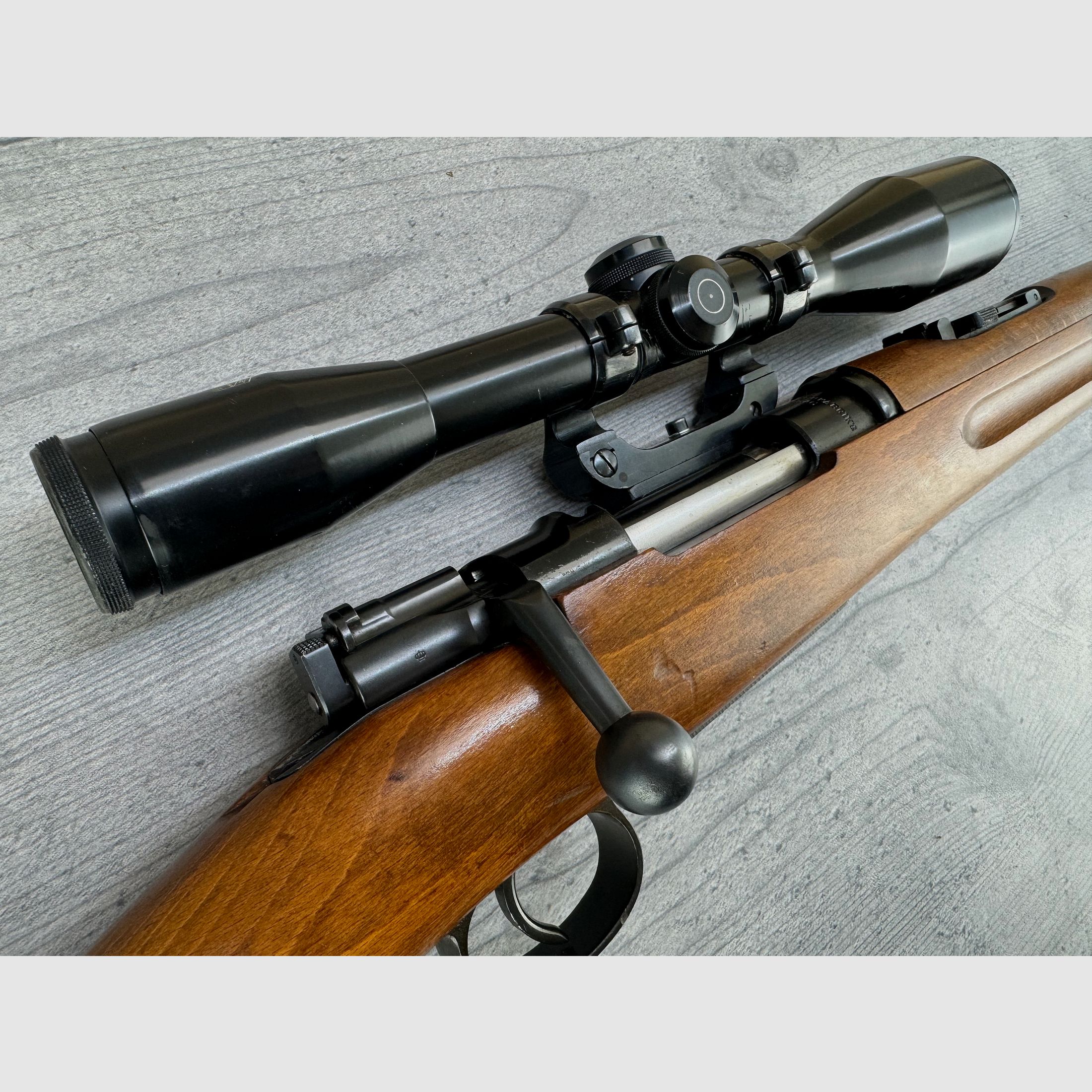 Carl Gustaf/ Husqvarna M/38 6,5x55mm z montażem bocznym + S&B 12x42 ZF