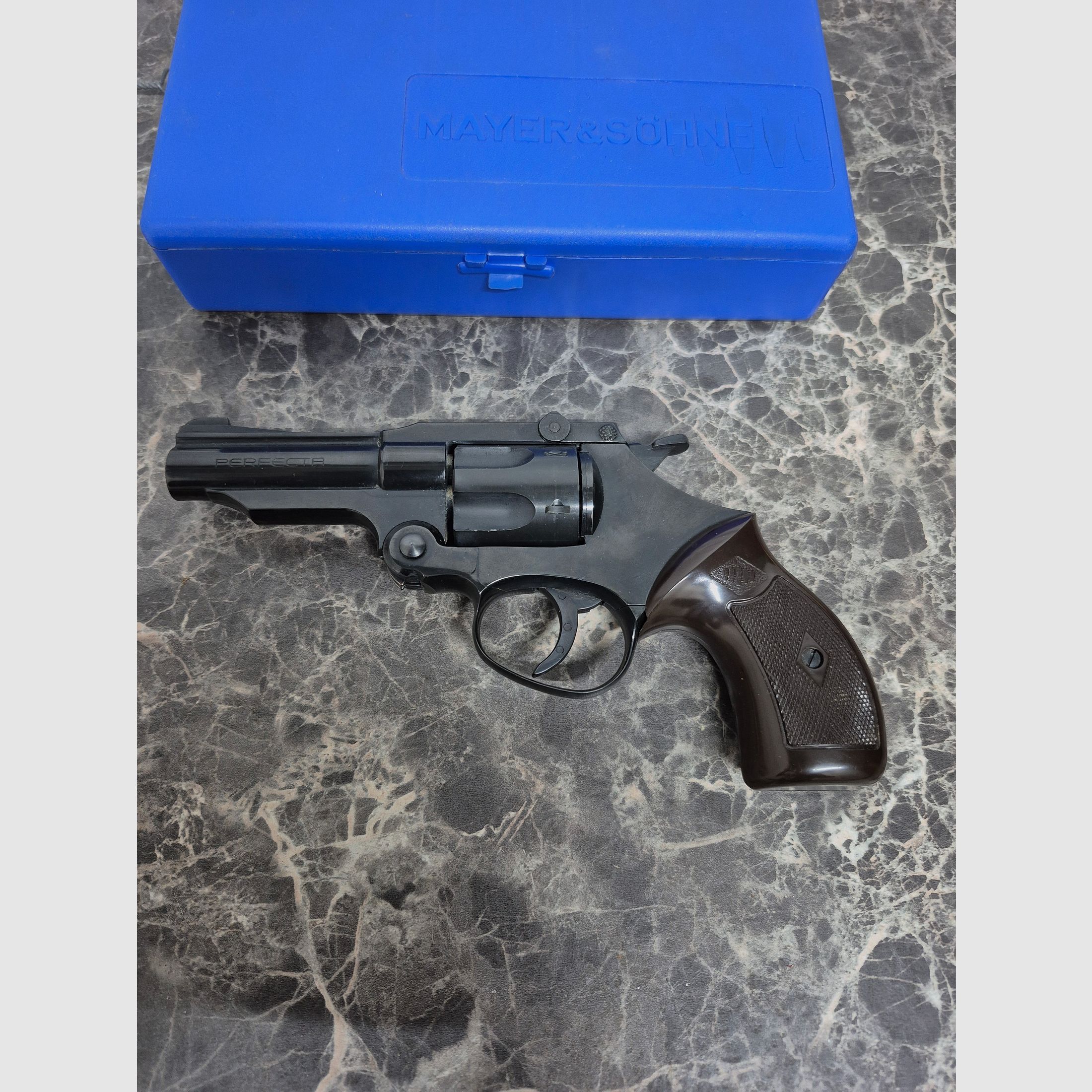 Perfecta Schreckschuss / Gas / Signal / Kipplauf - Revolver, 4 mm