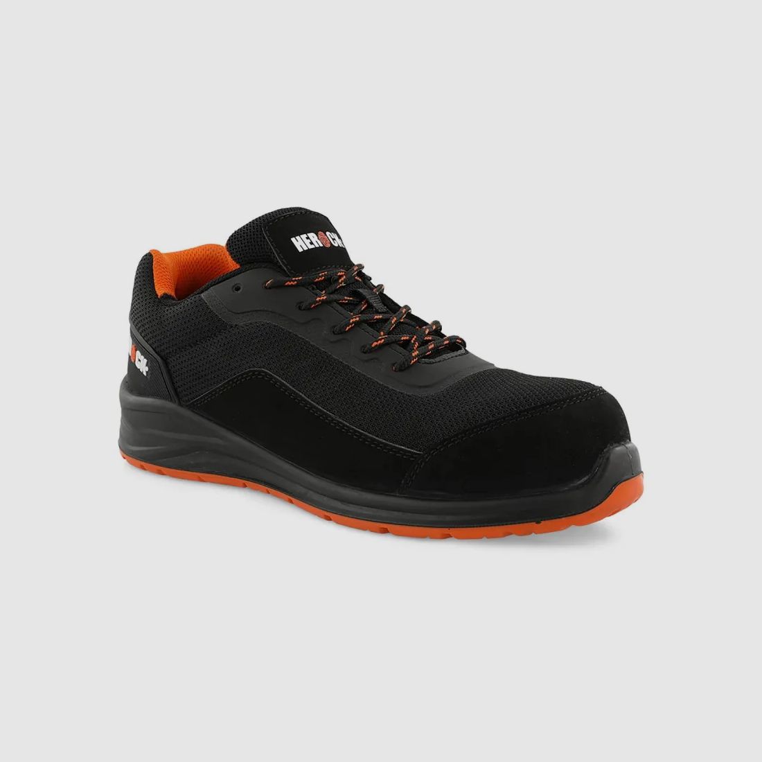 Chaussures de sécurité Leno - S1P SRC - Noir/Orange - Homme, image 7 sur 12