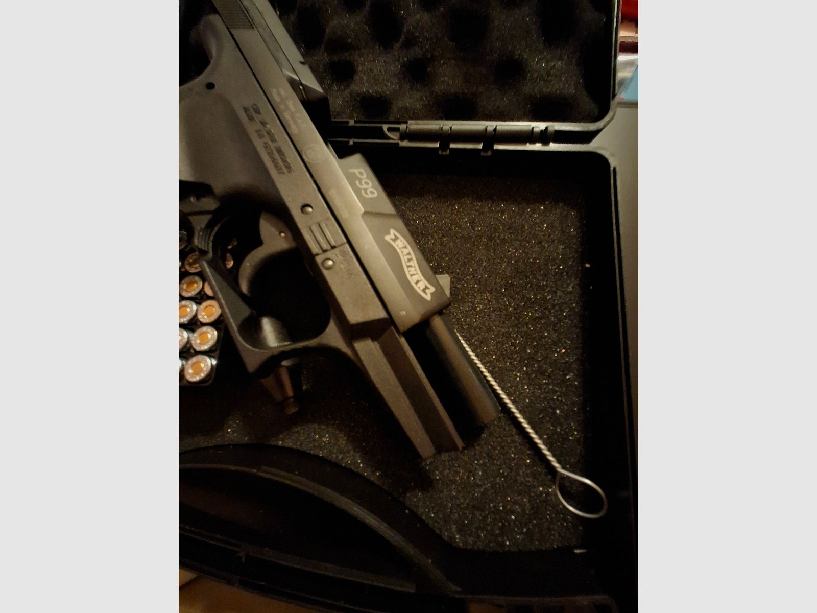 Walther P99 PTB 637 9mm P.A.K. met munitie