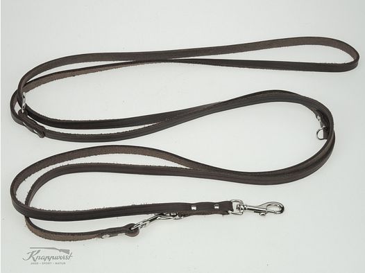 Guinzaglio da caccia morbido rivettato 10/300 marrone