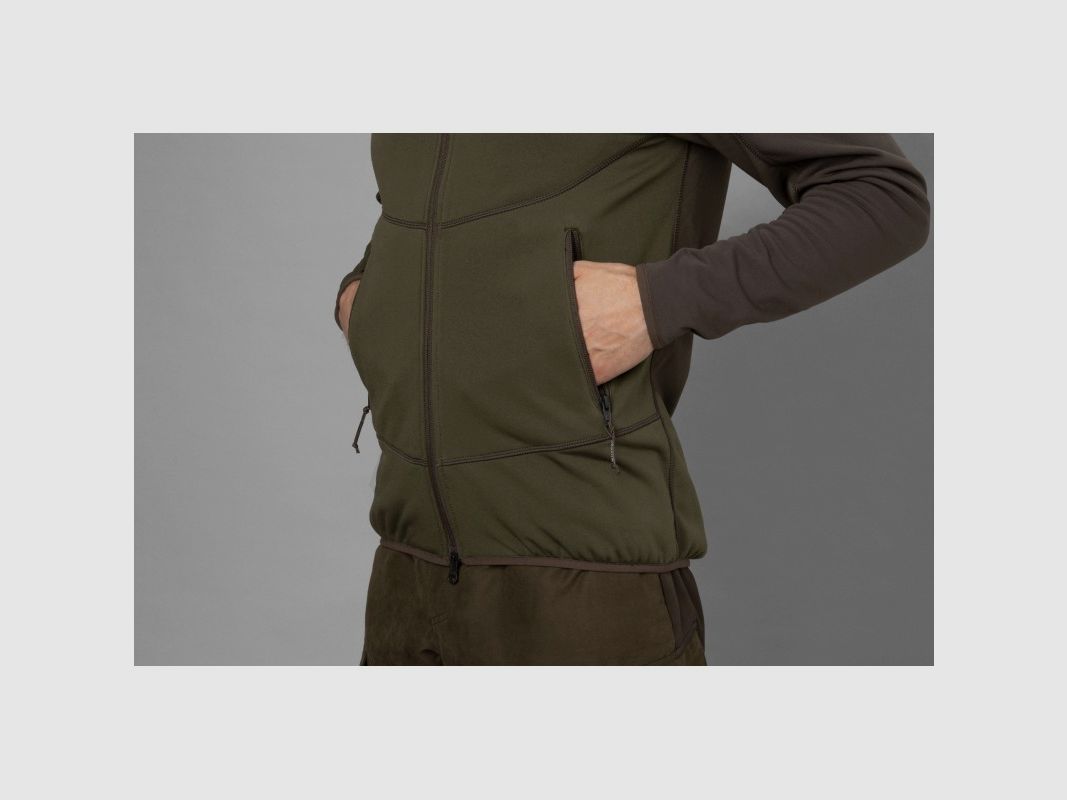 HÄRKILA OLAF FLEECEJACKE WILLOW GREEN/SHADOW GREY, Bild 3 von 5