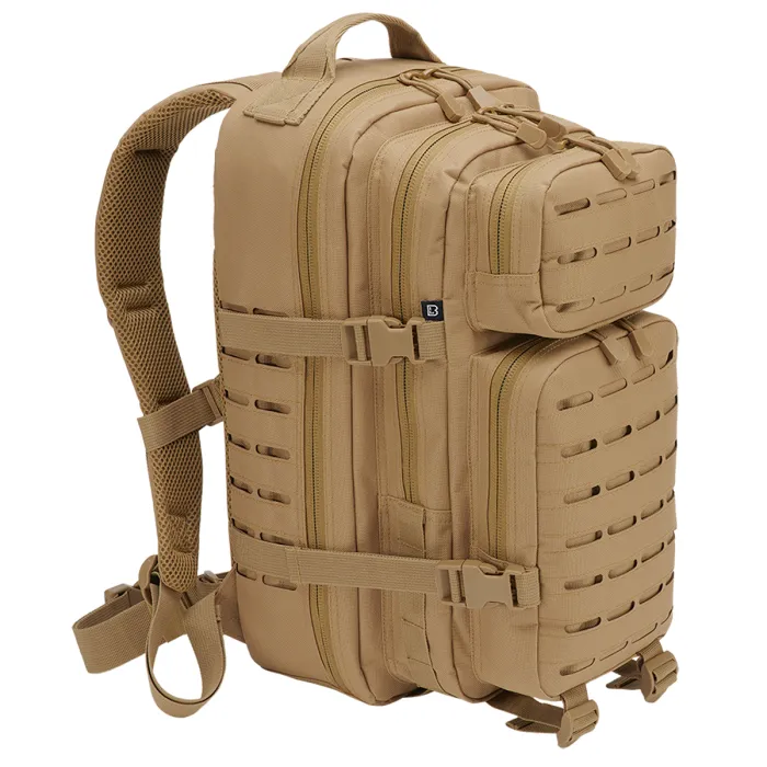 Brandit US Zaino Cooper LASERCUT - Medio - 25 Litri - Cammello (Beige)