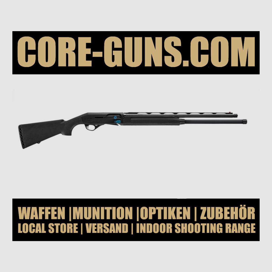 Stoeger M3K - Synthetic 12/76 - 71cm halbautomatische Flinte 12/76 Die günstige Sportflinte mit langen Magazinrohr