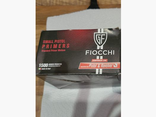 Fiocchi Small Pistol Primer / 3000 pieces of primer caps