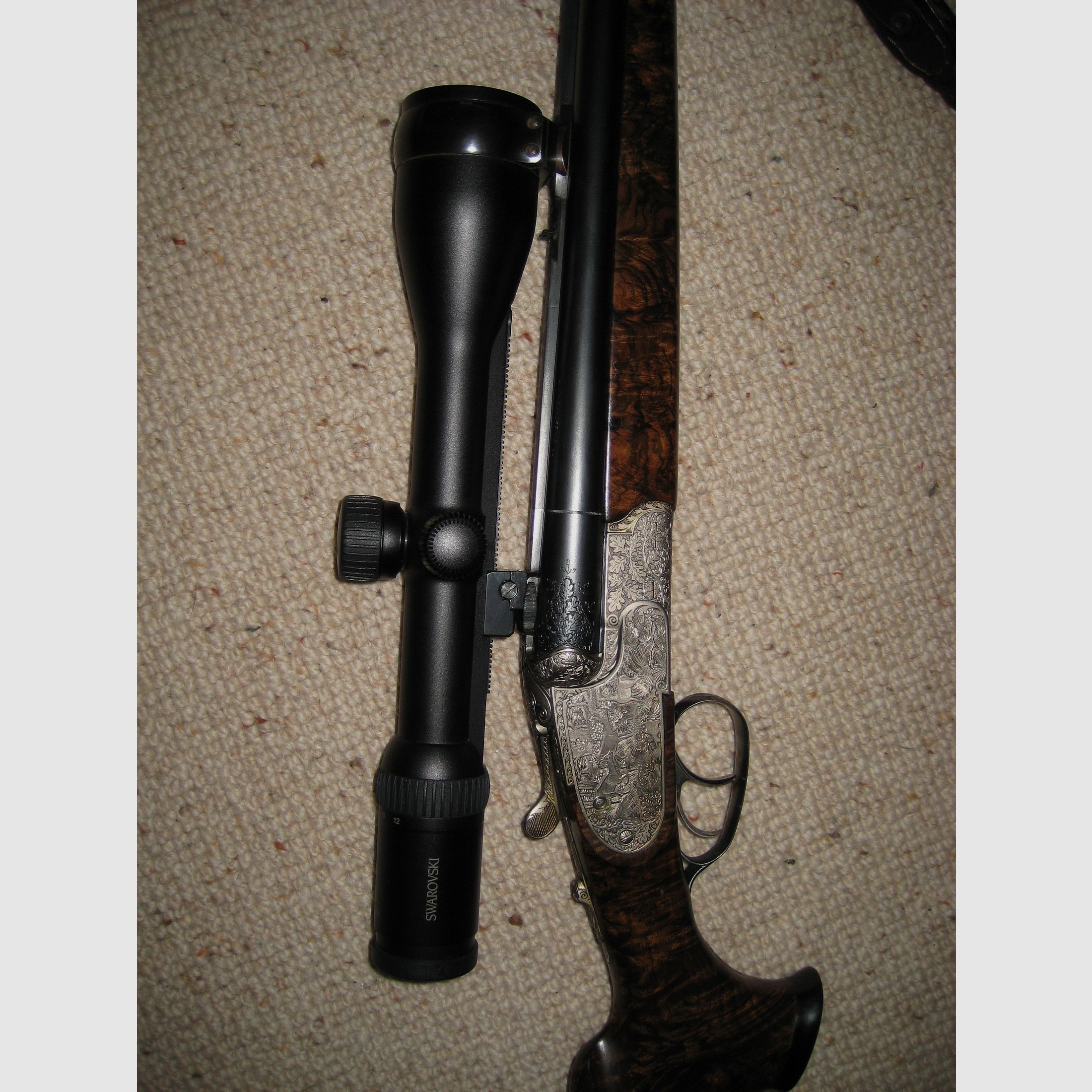 Krieghoff Neptun Primus Seitenschloss Spitzenklasse 7x65R, EL 22 Hornet, 16/70