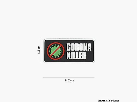 PATCH – 3D PVC CORONA KILLER #8090