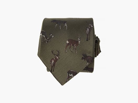 Cravate en Soie Chevalier Dixter Vert Cerf