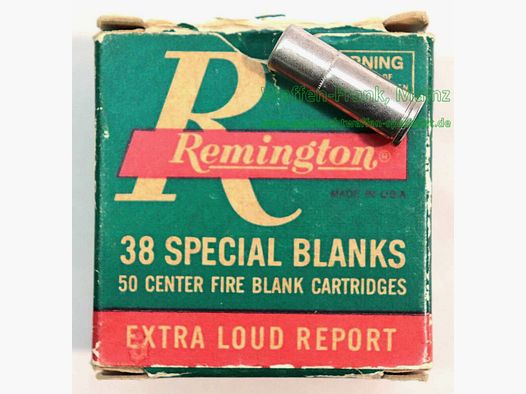 Remington - USA revolver cartridges .38 Spec./blanks/blank