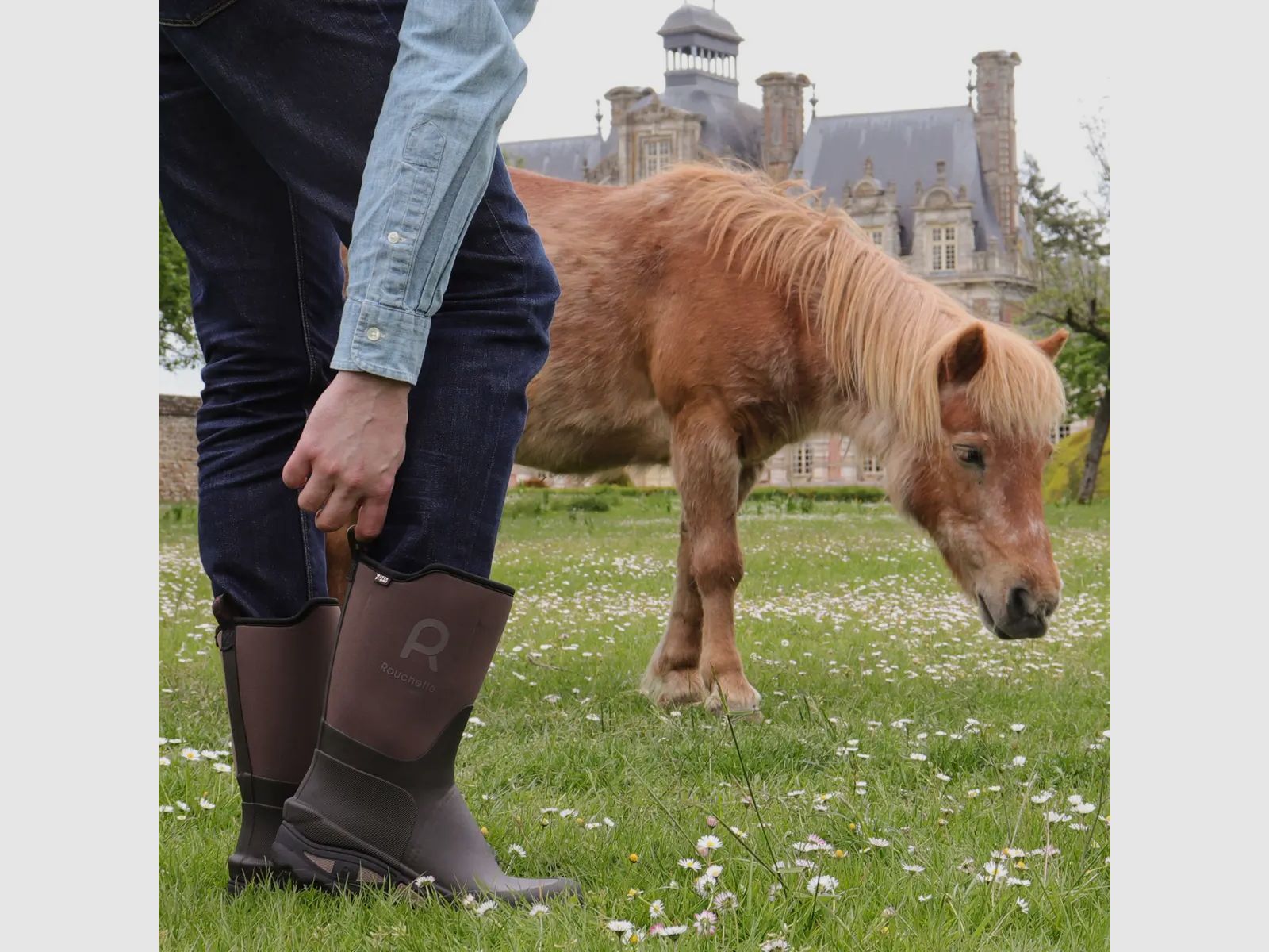 Rouchette Boots Clean Garden