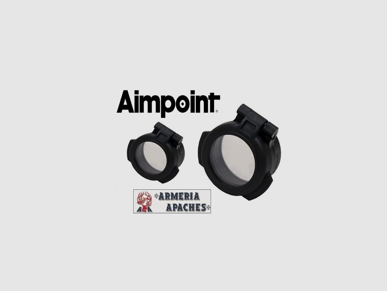 Couvercle rabattable pour viseurs Aimpoint H34 avant, image 1 sur 2