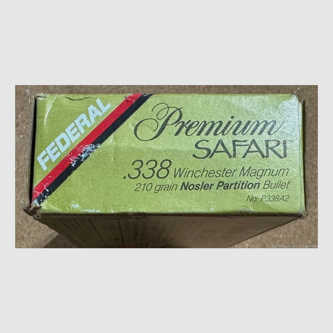 Büchsenpatronen Federal Premium Safari Nosler Partition 338 Win. Mag 210gr. !!!