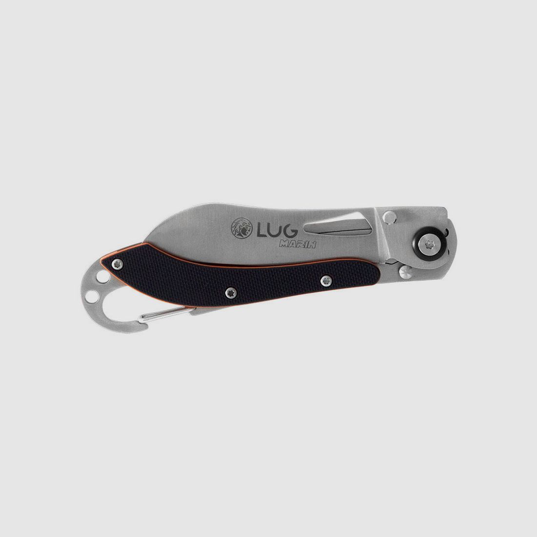Couteau Lug SP2S Noir/Orange 7,4 cm, image 3 sur 4