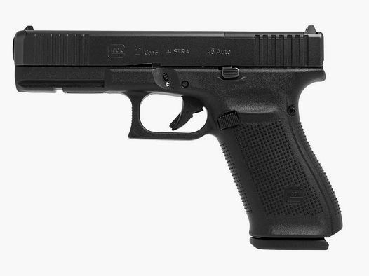 GLOCK 21 Gen5 MOS in het kaliber .45 ACP in zwart
