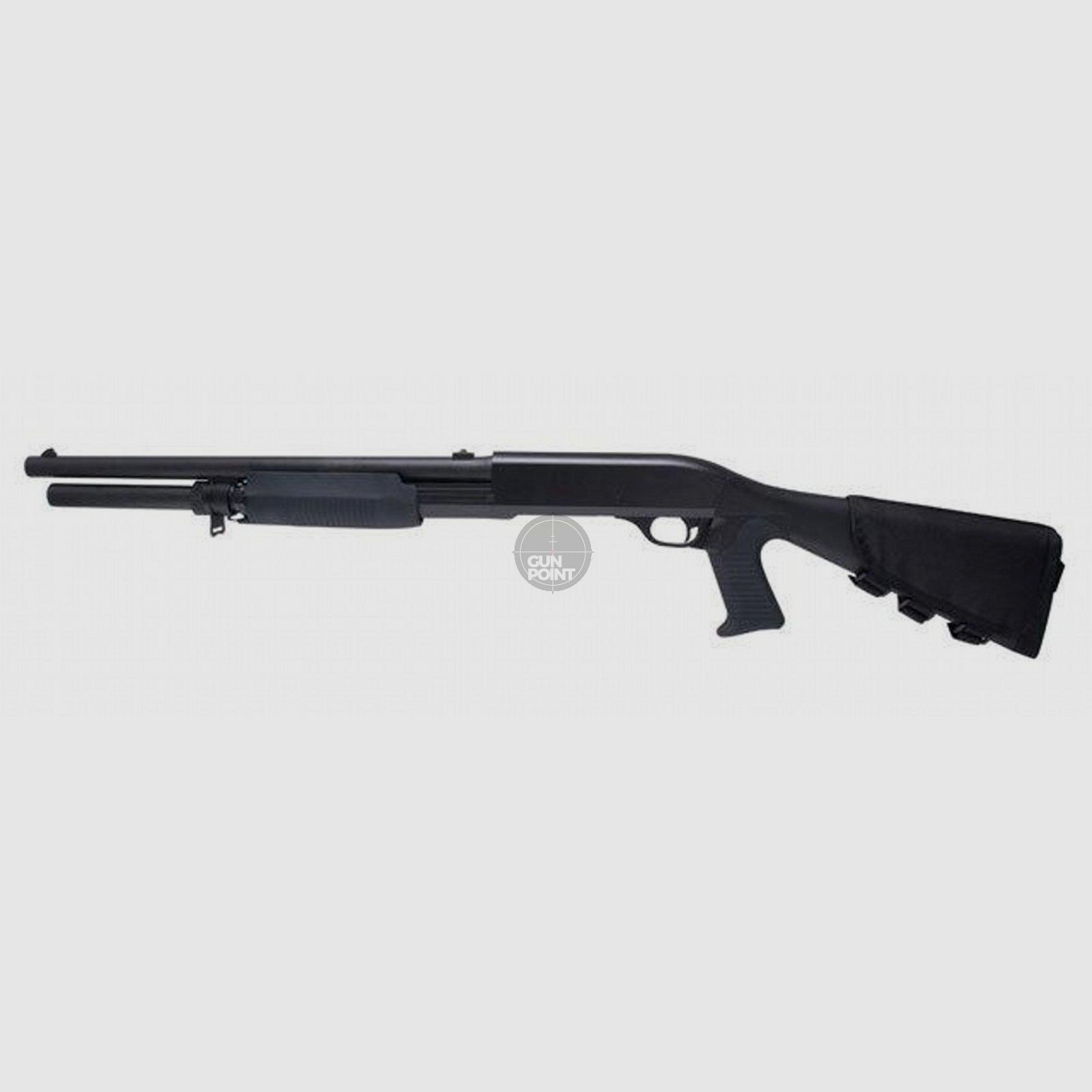 Softair - Schrotflinte - Franchi SAS 12 lang 6mm Federdruck - ab 18, ber 0,5 Joule