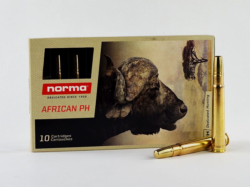 NORMA AFRICAN PH .375 H&H Magnum, SOLID 300 grs 1 Pack (10 shots at €10.90 each *)