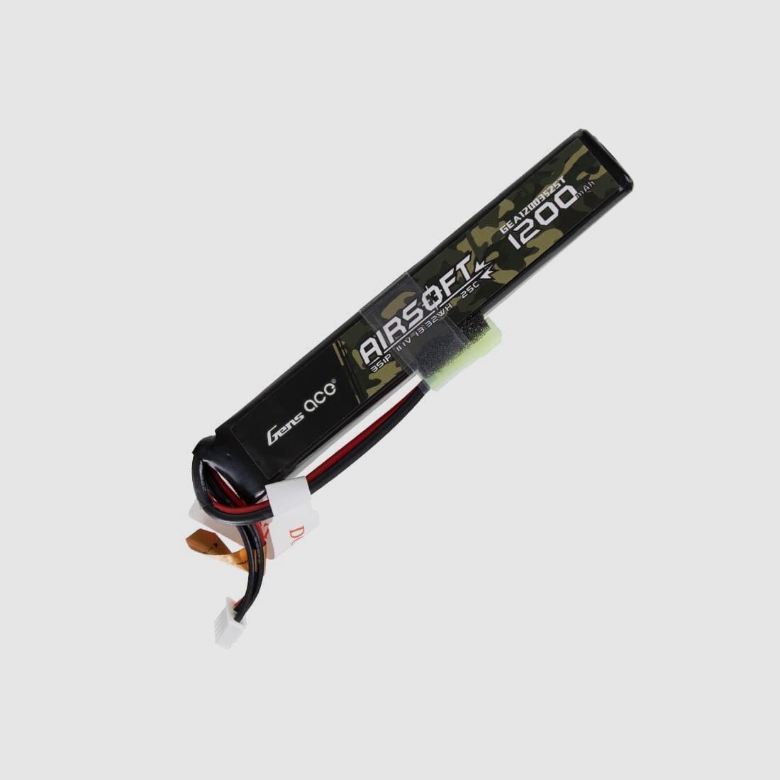 Gens Ace 111V 1200mAh 25C LiPo Stick Type