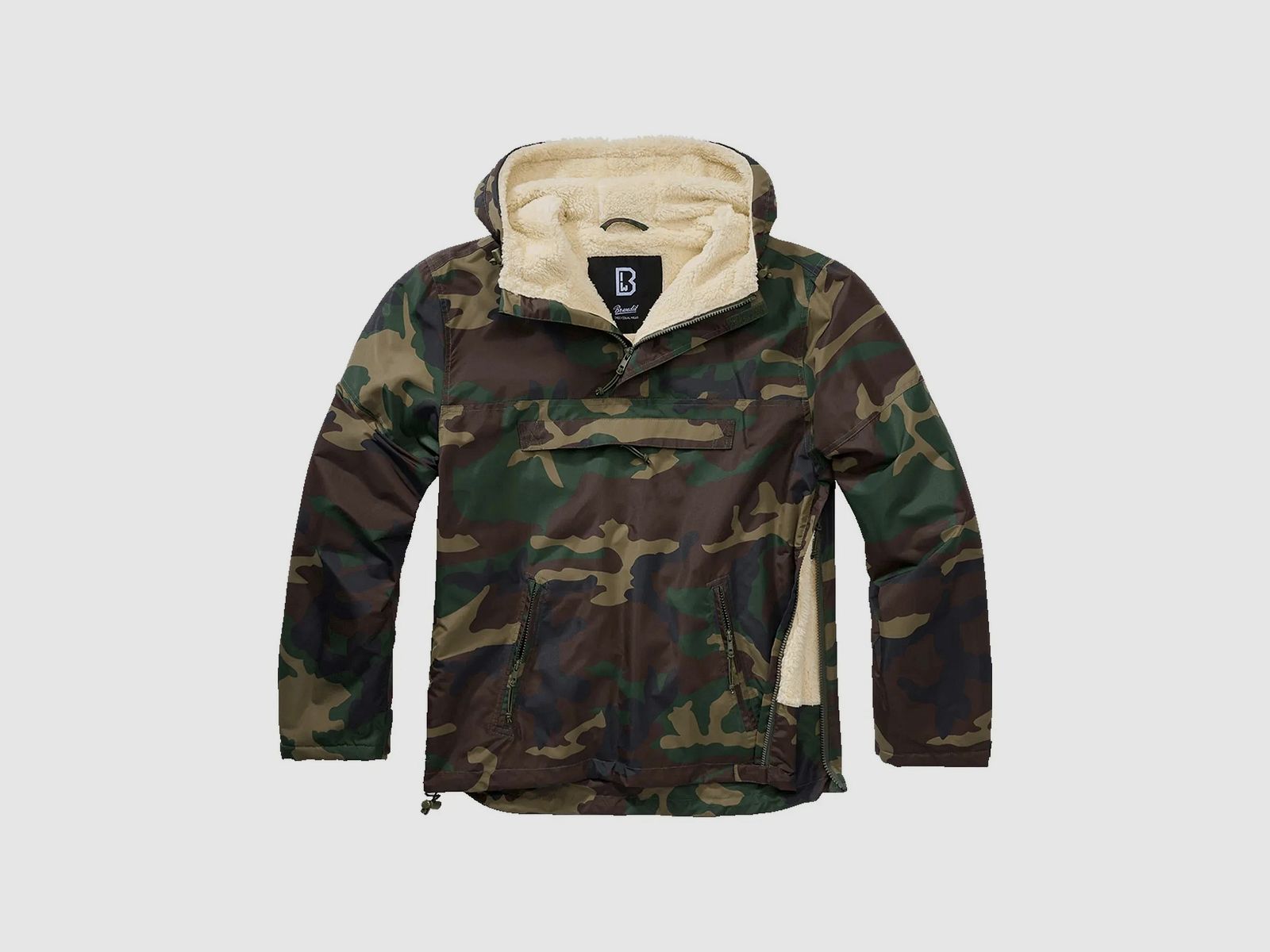 Brandit Brandit Jacke Windbreaker Sherpa woodland