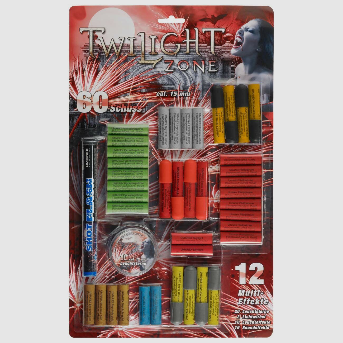 Pyrotechnics and signal effects from Umarex 10-piece - 60-piece packs