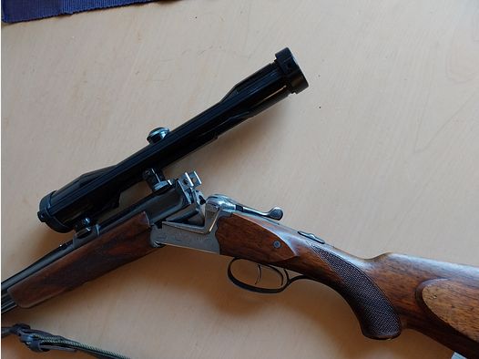Sauer BBF Mod 54- Cal. 7x65R-16/70-Montaggio a gancio Suhler-Zeiss ZF 6×42 Ass 4 usato- Ottime condizioni. Migliore prestazione di tiro.