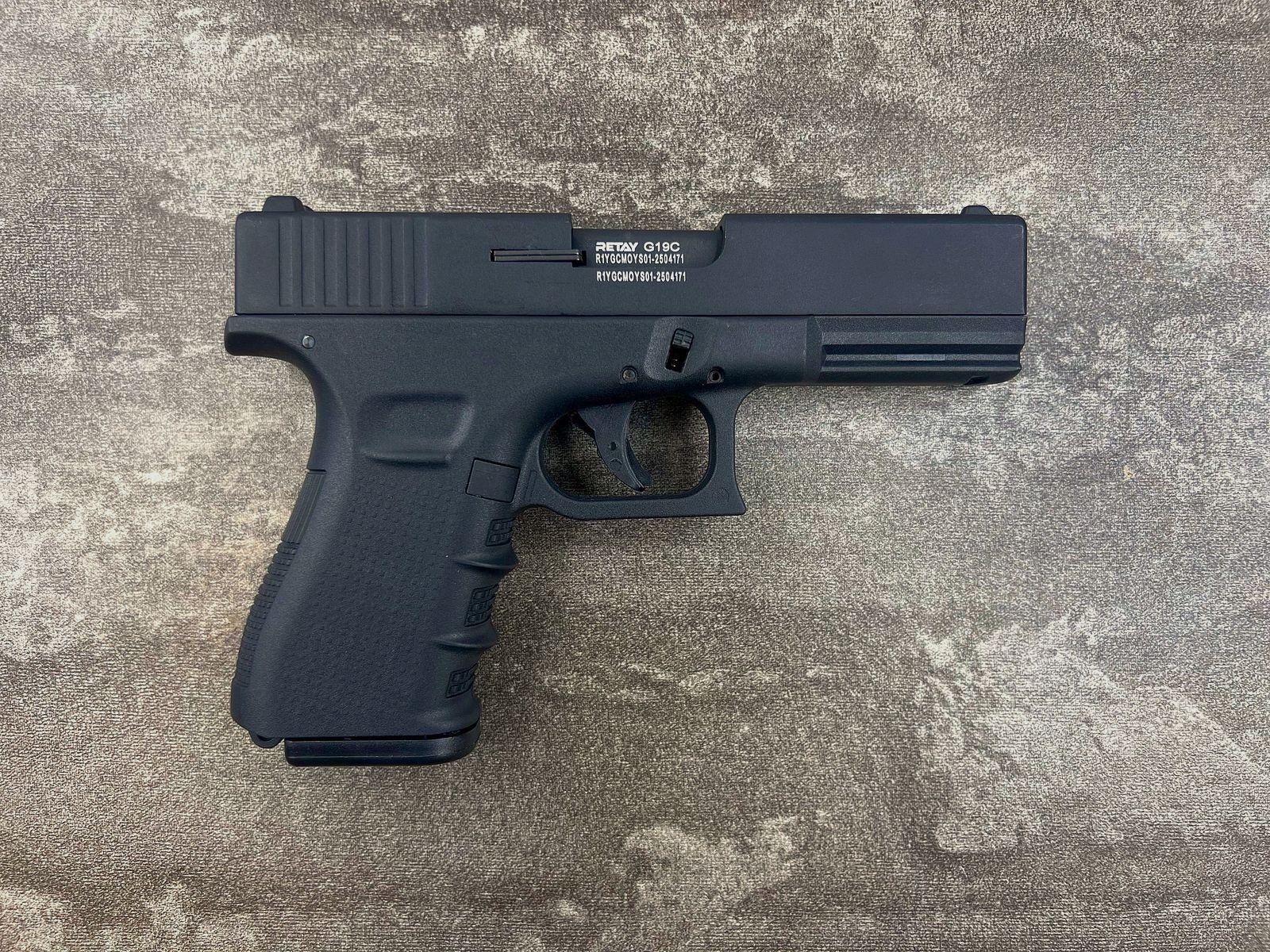 RETAY G19C Top Fire 9mm P.A.K. Schreckschusspistole Glock 19C Nachbau