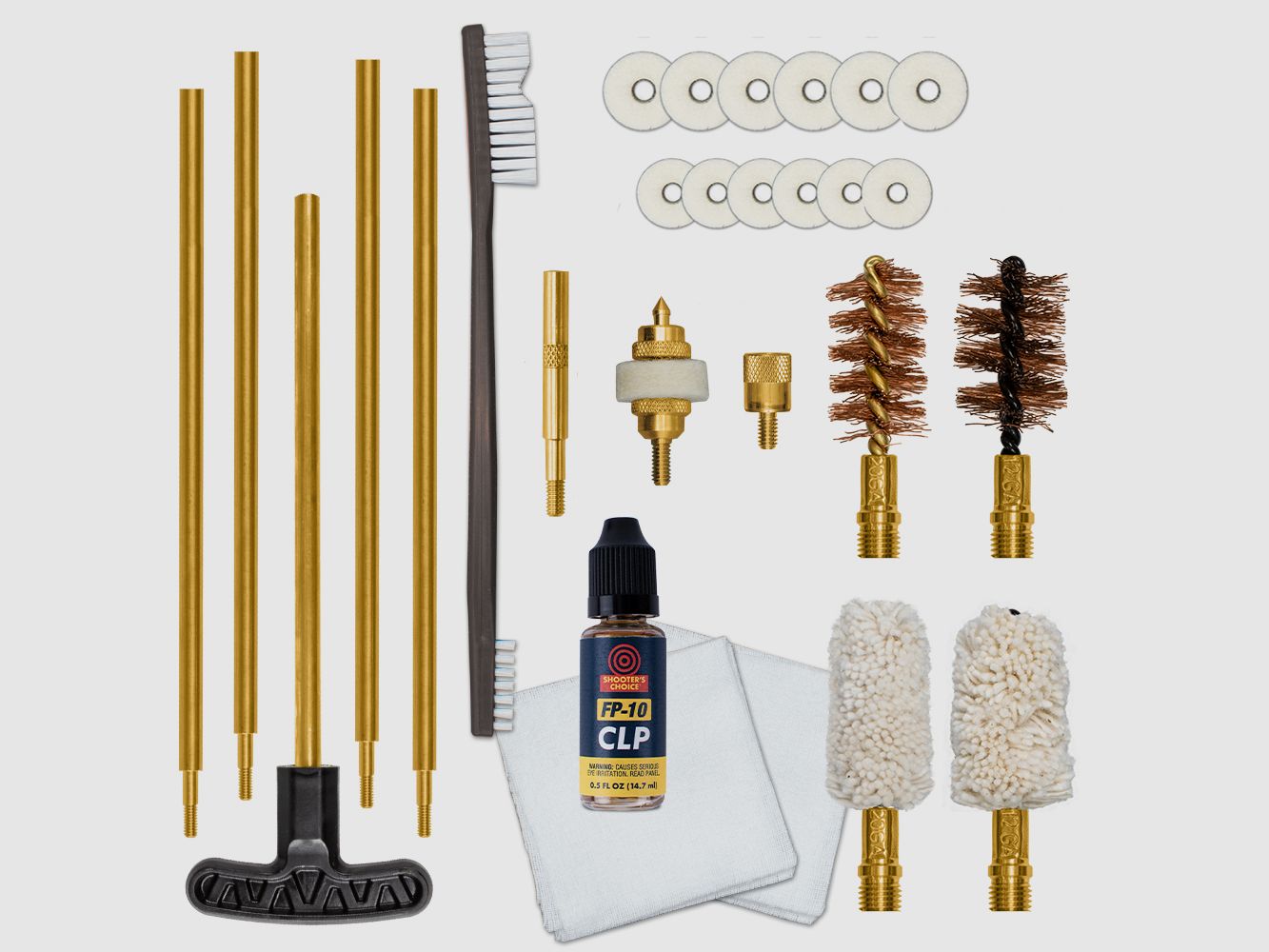Kit de nettoyage Otis pour .12 + .20 avec boîte de rangement
