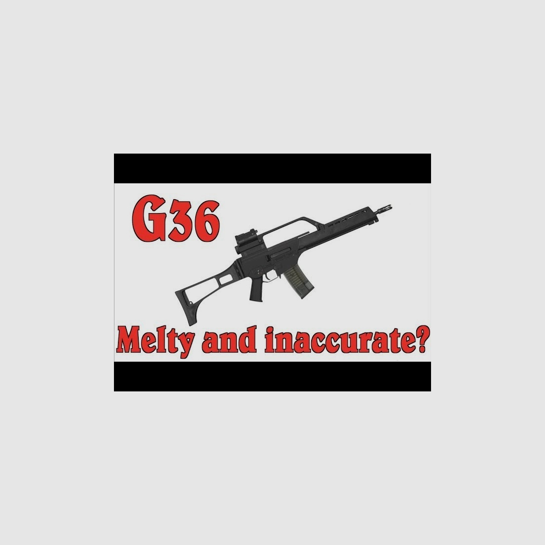 S.U.C.H.E Federdruck G36 Airsoft / Softair <0,5 Joule 6mm BB 