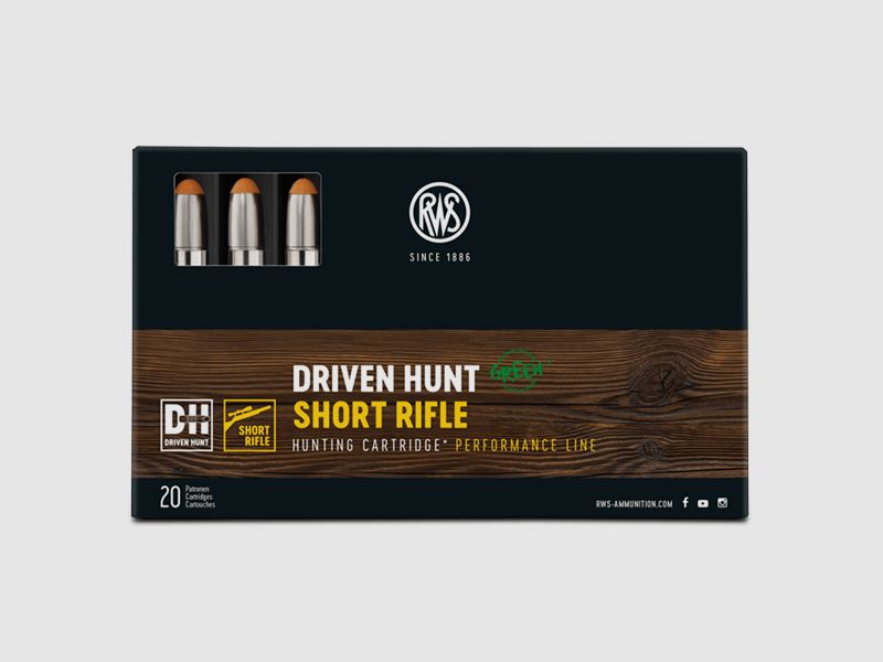 RWS Driven Hunt Short Rifle .30-06 Spr. 9.7g, image 1 sur 2