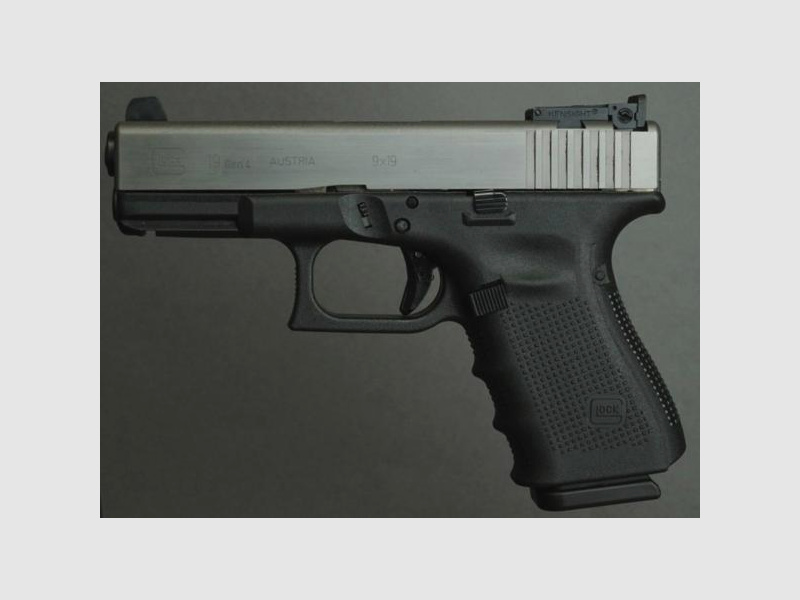GLOCK Pistol Mod. TnT -G19 Gen4 9mmLuger -SILVER-