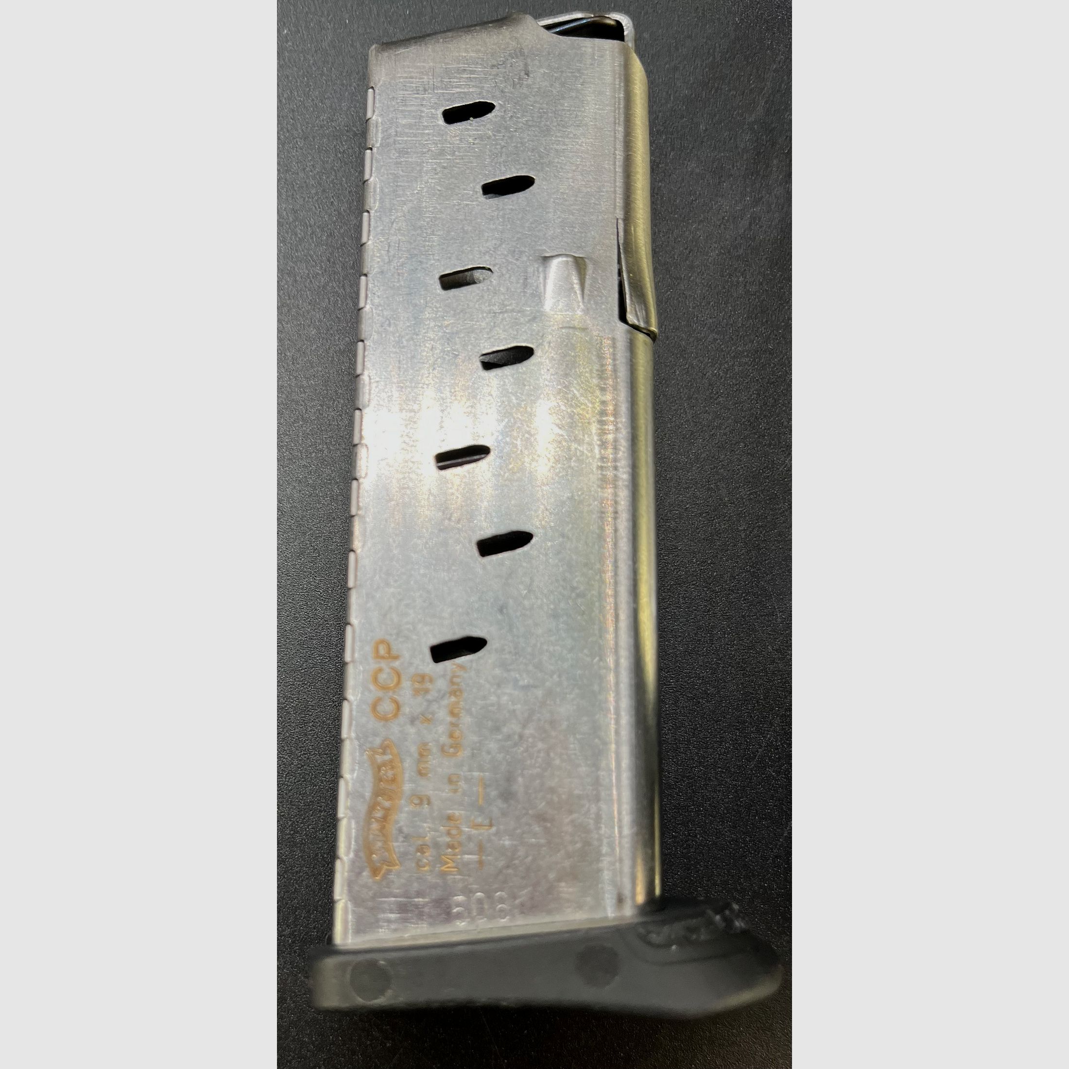 Broń pokazowa Carl Walther CCP 9x19 CZARNY, 3,54"LL; Magazynek 8-RD