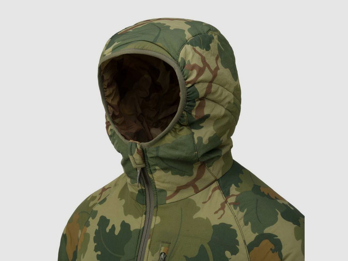 HELIKON TEX REVERSIBLE WOLFHOUND HOODIE Climashield® Apex™ MITCHELL LEAF / MITCHELL CLOUDS CAMO