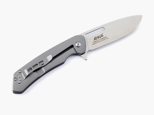 EKA Classic 8 Titanium Grey – Klappmesser aus Schweden