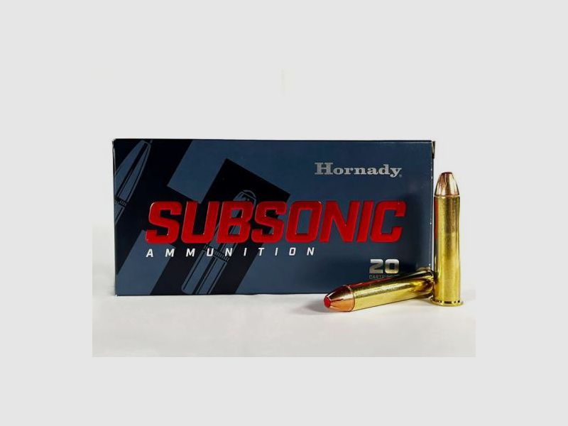 Hornady .45-70 Gov. SUB-X SUBSONIC 410 grs