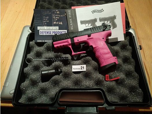 Walther P22 Q Wildberry Schreckschuss Pistole 9mm P.A.K. NEU