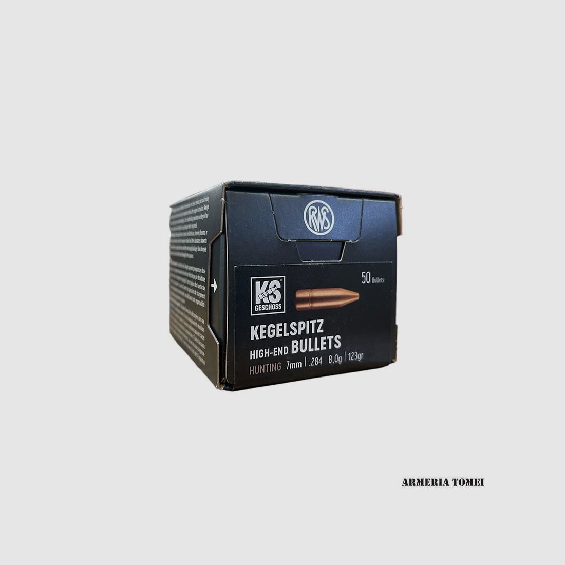 RELOADING BULLE – RWS – KS 7mm CONE SP / .284 • 8.0g / 123gr (50 PCS)